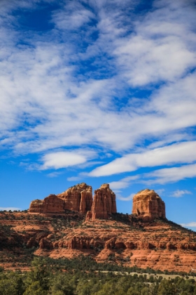 Picture of SEDONA- ARIZONA- USA. CATHEDRAL ROCK- RED ROCK FORMATIONS