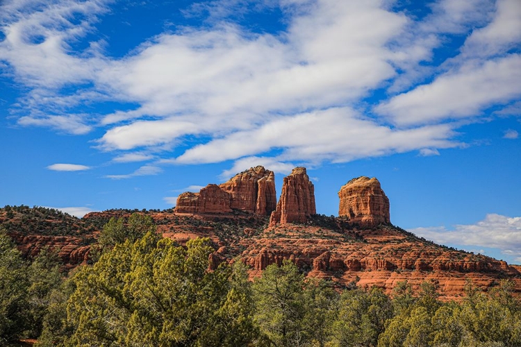 Picture of SEDONA- ARIZONA- USA. CATHEDRAL ROCK- RED ROCK FORMATIONS