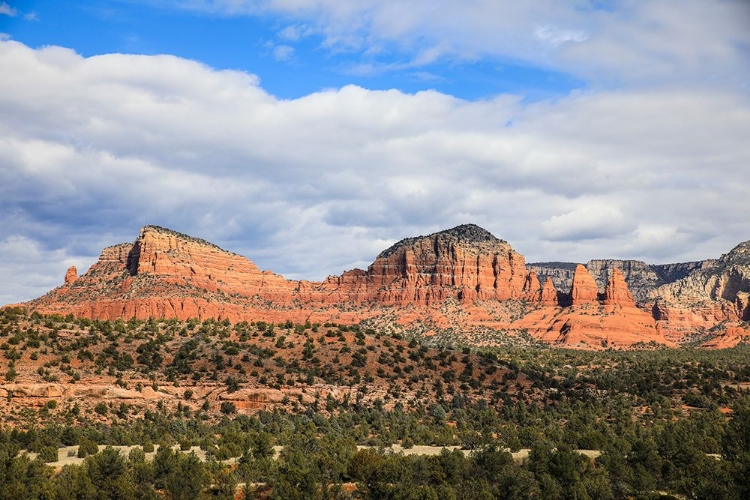 Picture of SEDONA- ARIZONA- USA. CATHEDRAL ROCK- RED ROCK FORMATIONS