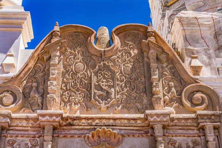 Picture of FRONT- SAN XAVIER DEL BAC MISSION- TUCSON- ARIZONA