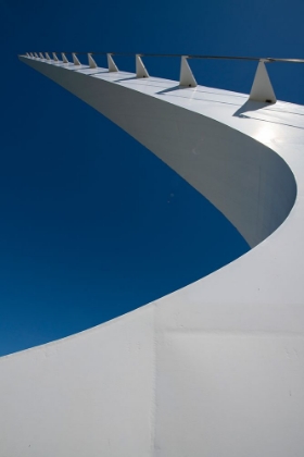 Picture of GRACEFUL SUNDIAL BRIDGE SPANNING THE SACRAMENTO RIVER IN REDDING.