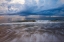 Picture of USA- GEORGIA- TYBEE ISLAND. SUNRISE WITH CLOUDS AND REFLECTIONS ALONG THE COAST.