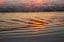 Picture of USA- GEORGIA- TYBEE ISLAND. SUNRISE WITH RIPPLES IN THE SAND