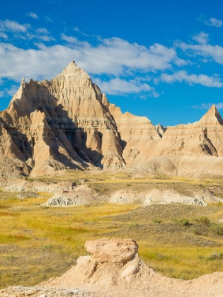 Picture of SOUTH DAKOTA- BADLANDS NATIONAL PARK. BADLANDS ROCK FORMATIONS