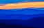 Picture of USA- TENNESSEE. GREAT SMOKY MOUNTAINS NATIONAL PARK- SUNRISE AND LAYERING OF MOUNTAINS