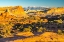Picture of USA- UTAH- CAPITOL REEF NATIONAL PARK. ERODED ROCK FORMATIONS AND MOUNTAINS.