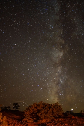 Picture of USA- UTAH- CAPITOL REEF NATIONAL PARK. MILKY WAY GALAXY.