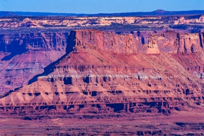 Picture of RED ROCK CANYONS OVERLOOK- CANYONLANDS NATIONAL PARK- MOAB- UTAH. GREEN CANYON.