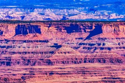 Picture of RED ROCK CANYONS OVERLOOK- CANYONLANDS NATIONAL PARK- MOAB- UTAH. GREEN CANYON.