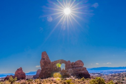 Picture of TURRET ARCH- WINDOWS SECTION- ARCHES NATIONAL PARK- MOAB- UTAH.