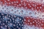 Picture of USA- WASHINGTON STATE- SAMMAMISH. AMERICAN FLAG REFLECTIONS IN DEW DROPS