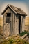 Picture of USA- WASHINGTON STATE- WHITMAN COUNTY- PALOUSE. BAUER ROAD. OUTHOUSE.