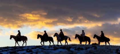Picture of USA- SHELL- WYOMING. HIDEOUT RANCH COWBOYS AND COWGIRLS