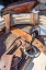 Picture of USA- WYOMING. HIDEOUT HORSE RANCH- SADDLE DETAIL. 