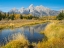 Picture of WYOMING- GRAND TETON NATIONAL PARK. TETON RANGE WITH GRAND TETON AND SNAKE RIVER