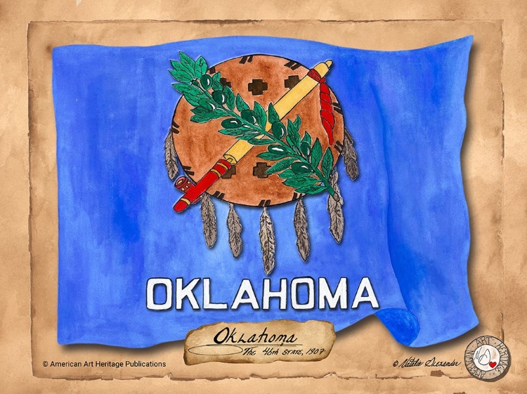 Picture of OKLAHOMA-SOLO WITH BACKGROUND
