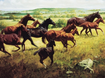 Picture of WILD HORSES I