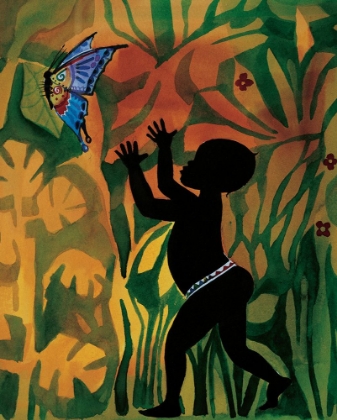 Picture of BOY CHASING BUTTERFLY
