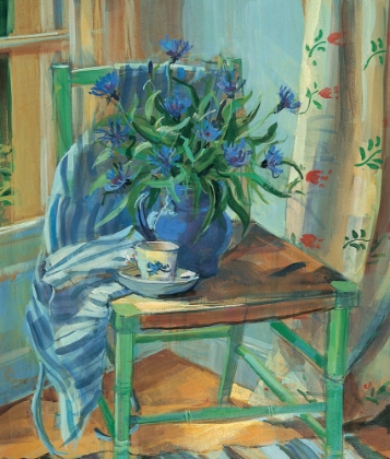 Picture of GREEN CHAIR FLORAL