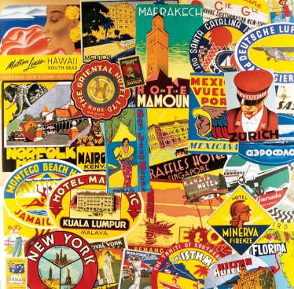 Picture of TRAVEL STICKERS COLLAGE