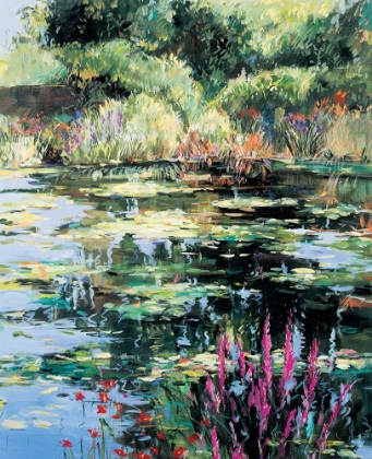 Picture of POND OF FLOWERS I