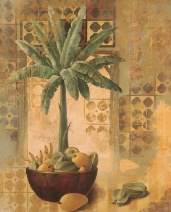 Picture of POTTED PALM WITH FRUIT II