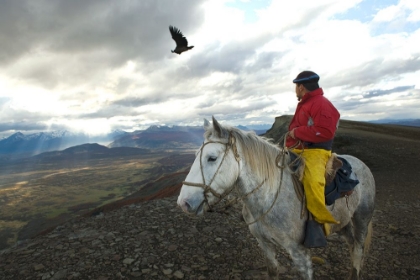 Picture of GAUCHO AND CONDOR NATALES CHILE