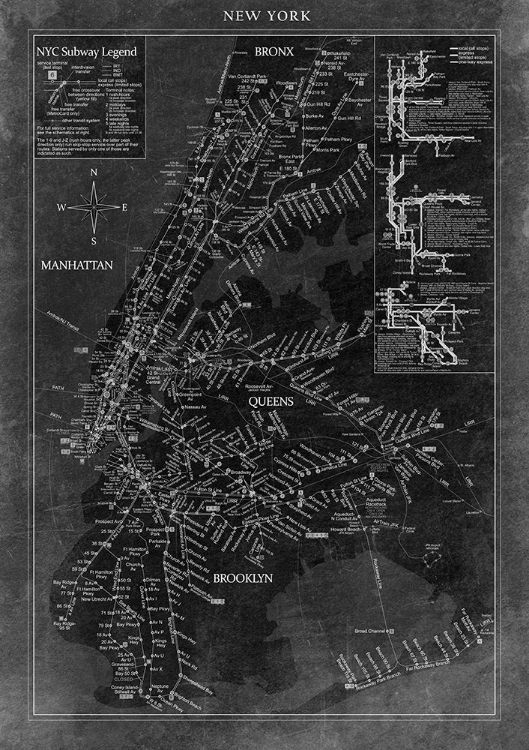 Picture of NEW YORK MAP