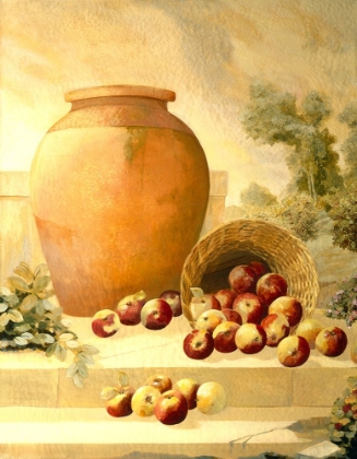 Picture of URN WITH APPLES