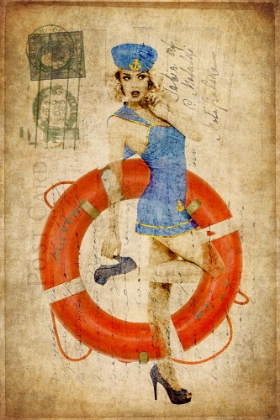 Picture of PINUP GIRL SAILING
