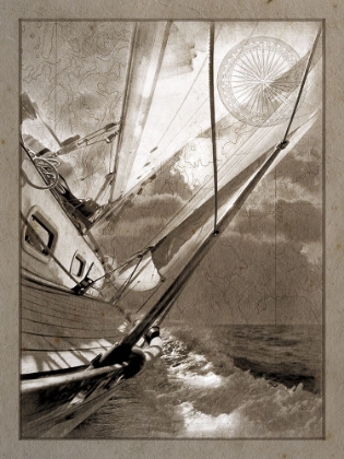 Picture of SAILING IN SEPIA B