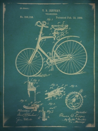 Picture of BICYCLE PATENT 2 BLUE