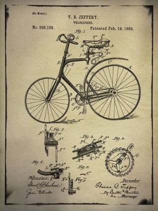 Picture of BICYCLE PATENT 2 BUFF