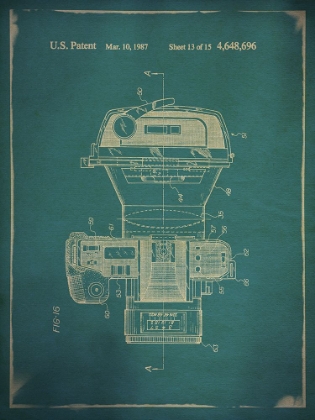 Picture of CAMERA PATENT BLUE