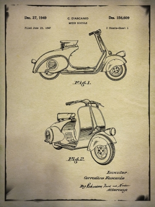 Picture of SCOOTER PATENT 1 BUFF