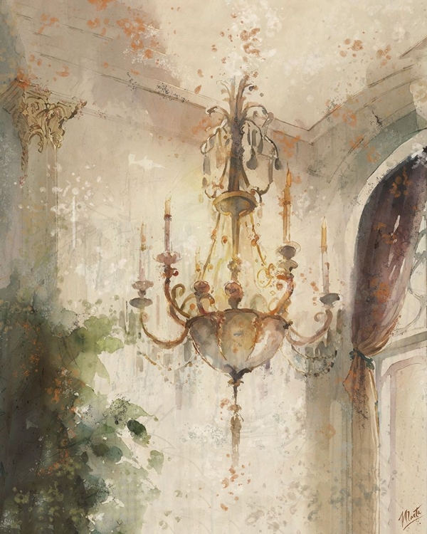 Picture of CHANDELIER WATERCOLOR IIII