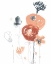 Picture of BLUSH AND NAVY FLORAL II