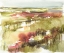 Picture of BURGUNDY FLOWER HORIZON I