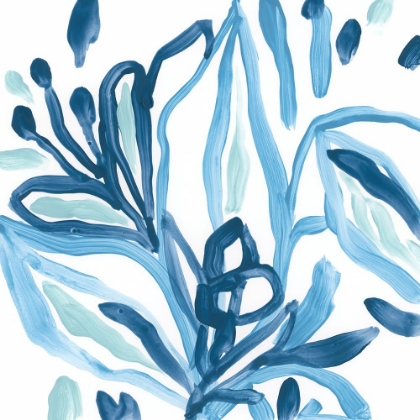 Picture of BLUE TROPICAL SKETCH I