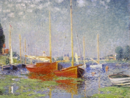 Picture of RED BOATS AT ARGENTEUIL