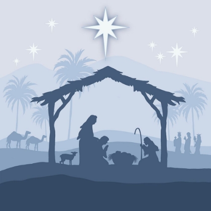Picture of BLUE NATIVITY I
