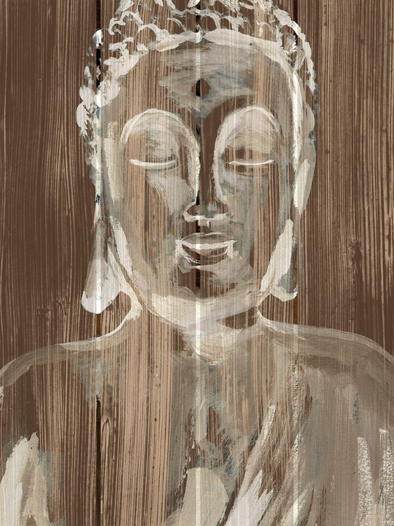 Picture of BUDDHA ON WOOD I