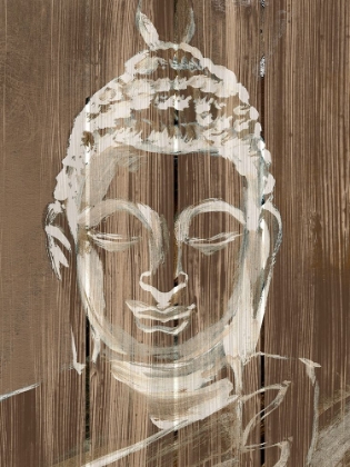 Picture of BUDDHA ON WOOD II