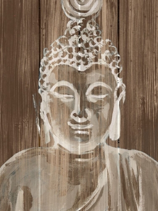 Picture of BUDDHA ON WOOD IV