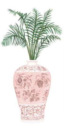 Picture of PALMS IN PASTEL VASE II