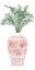 Picture of PALMS IN PASTEL VASE II