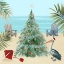 Picture of MERRY COASTAL CHRISTMAS I