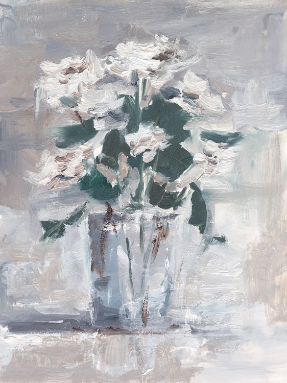 Picture of WHITE IMPASTO ARRANGEMENT II