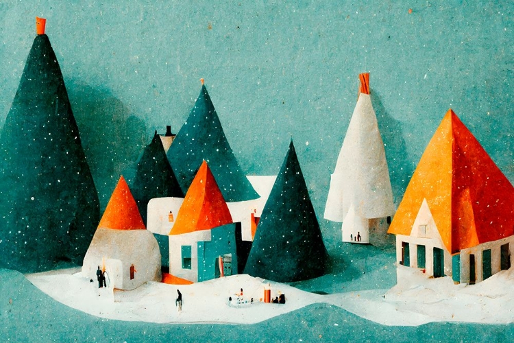 Picture of LITTLE SNOW VILLAGE