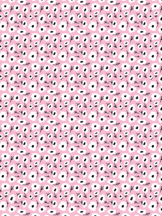Picture of CUTE FLOWERS ON PINK